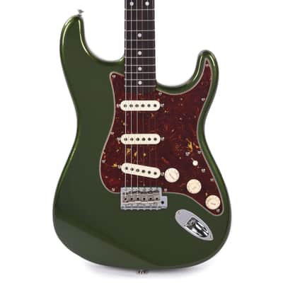 Fender Custom Shop 1963 Stratocaster Deluxe Closet Classic Aged Cadillac Green Master Built by David Brown (Serial #R129400) image 2