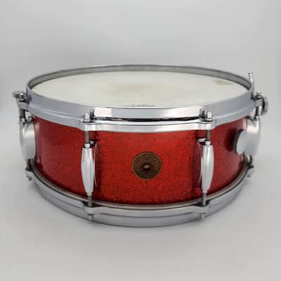 Used Vintage Gretsch Progressive Jazz Drum Set 1960s Tangerine - Very Good image 5