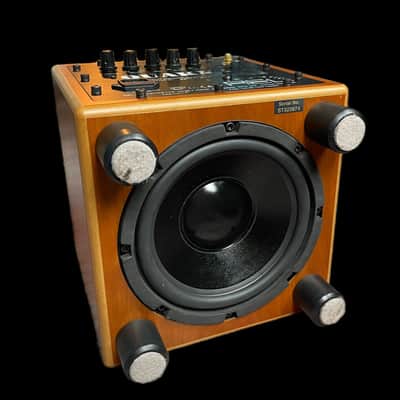 Rel Quake 100 Watt Mosfet Subwoofer in Cherry Wood Bild 3