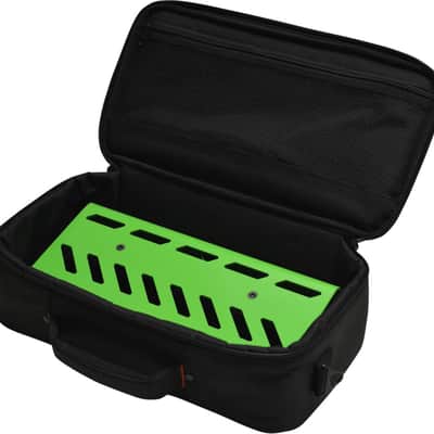 Gator GPB-LAK-GR Screamer Green Small Aluminum Pedal Board with Gator Carry Bag and 6 Patch Cables image 5