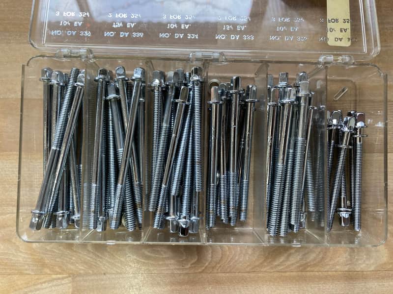 Tension Rods (for drums) - Mixed Sizes image 1