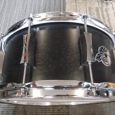 Pork Pie USA 6.5x14" White Oak Snare-Black Belt Finish image 8