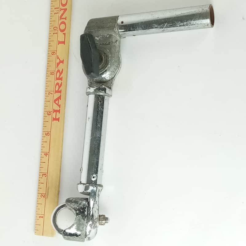 Ludwig L3074 Add-On Modular Single Tom Holder Pistol Ratchet Drum Mount Post 80s image 1