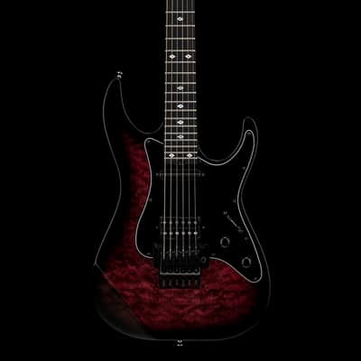 Kramer Volante Quilt HSFR (2024) - Magenta Burst #26165 with Original Gig Bag image 3