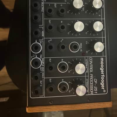 Moog Moog VX-351 & CP-251 Voyager CV Expanders with Rack 2000s - Black image 1