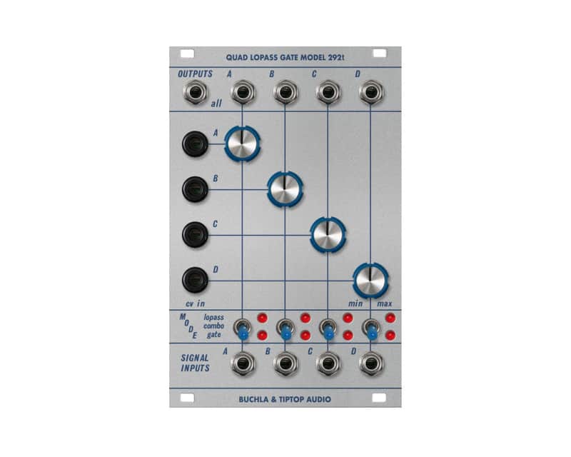 Tiptop Audio Buchla 292t Quad Lopass Gate image 1