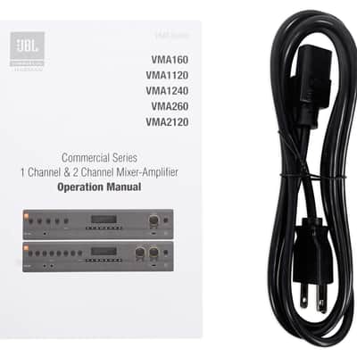 JBL VMA260 120-Watt 70 Volt 70V Mixer/Amplifier with Bluetooth 8 Channel Inputs image 4