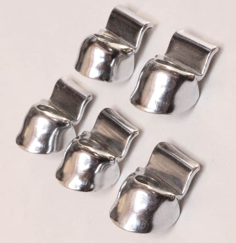 Set of 5 Slingerland Hoop Clips, Chrome Plated /1950s image 1