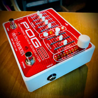 Electro-Harmonix POG2 Polyphonic Octave Generator 2009 - Present - Red / White image 2