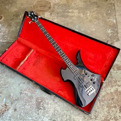 B.C. Rich Mockingbird Bass 1986 - White original vintage NJ MIJ Japan mocking bird AK image 1