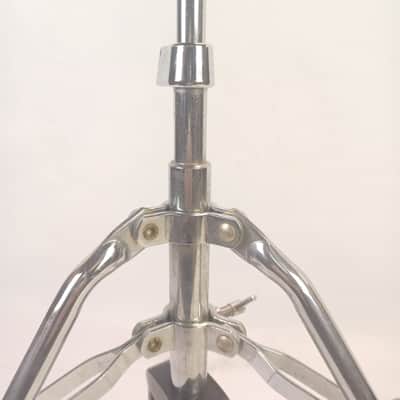 Slingerland #809 Hi-Hats Cymbals Stand Chrome Tube-Leg Vintage 1979 Tripod Base image 5