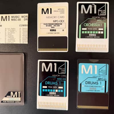 KORG M1 Cards - MPC-0EX PRO COMBI MEMORY CARD INTERNAL PRE LOAD DATA PCM Synth