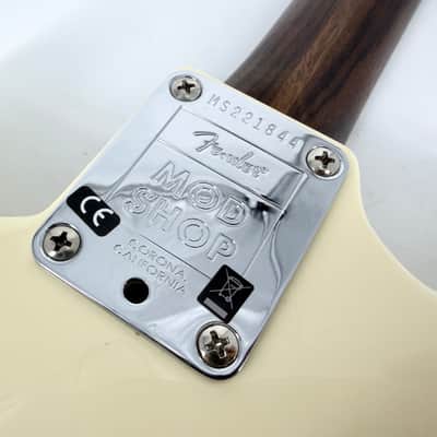 2023 Fender American Mod Shop Stratocaster Solid Rosewood Neck – Olympic White image 11