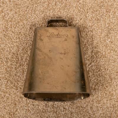 Vintage Ludwig 5" Goldentone Cowbell image 1