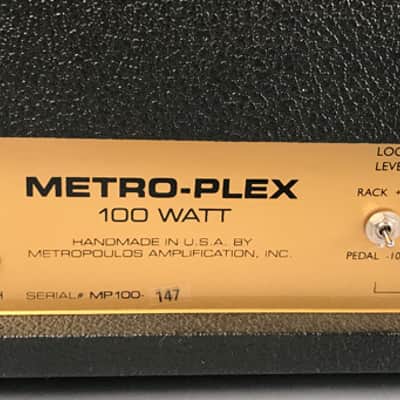 Metropolous Metroplex 100 Head 2016 black image 6