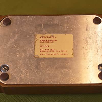 Klon Centaur Professional Overdrive (Gold Long Tail Horsie) #287 image 5