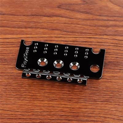 Floyd Rose Guitar Bridge Tremolo Base Plate in Black image 1