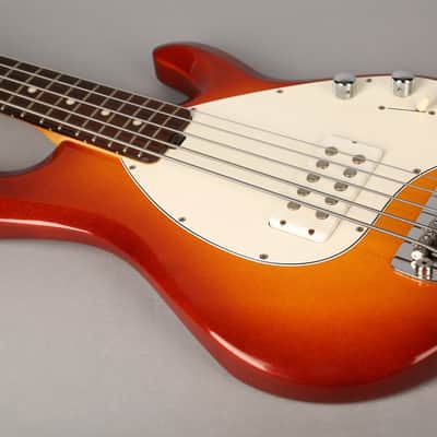 Ernie Ball Music Man USA StingRay 5 H - 2002 - Autumn Red Burst Sparkle image 13
