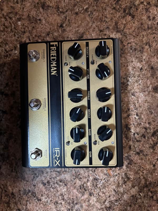 Friedman IR-X Dual Tube Preamp 2023 - Present - Gold / Black image 1