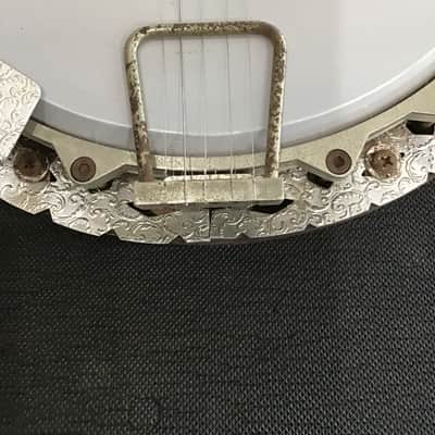 Framus TEXAN 5 STRING BANJO Vintage - BROWN/ SILVER image 3
