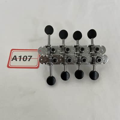4R4L Vintage 8 String Mandolin Tuning Pegs Set in Silver image 1
