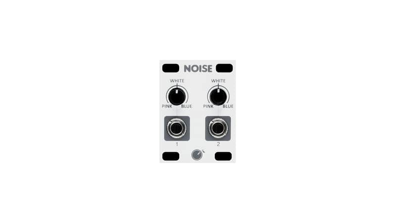 Plum Audio NOISE 1U - Stereo / Dual Noise Generator With Tilt Filter 2022 Silver image 1