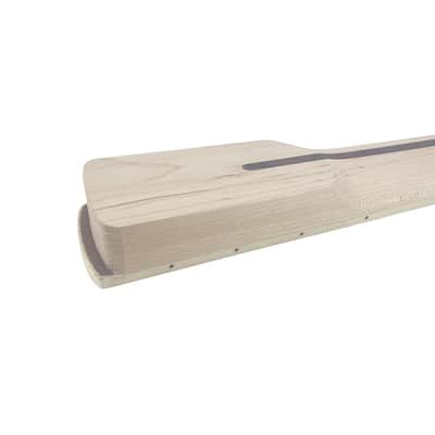 Electric Guitar Neck, 22 Frets 30 Inch Scale, Maple Wood with Rosewood Fretboard, White Block Inlay & Black Back Line, Unfinished, 42mm Nut image 6