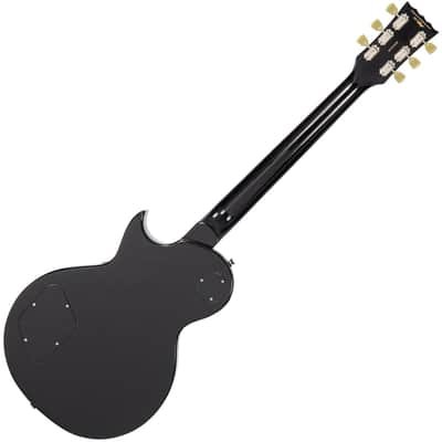 Vintage V100P ReIssued Electric Guitar ~ Boulevard Black image 6
