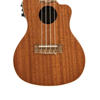 Lanikai Mahogany Cutaway Electric Concert Ukulele +FREE Deluxe Padded GigBag MA-CEC | Authorized Dealer image 2
