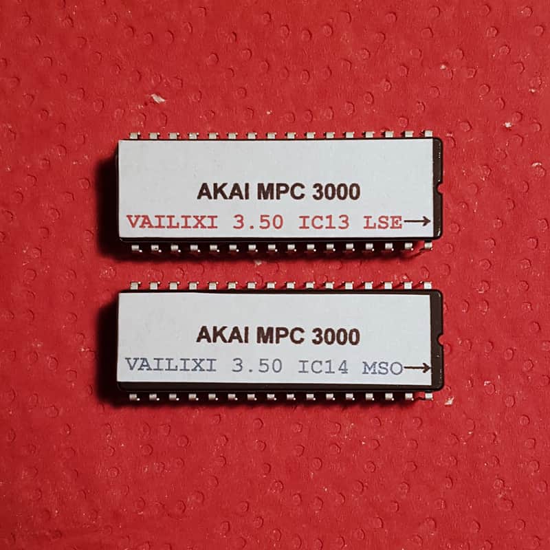 Akai MPC 3000 OS 3.50 Vailixi EPROM Upgrade KIT image 1