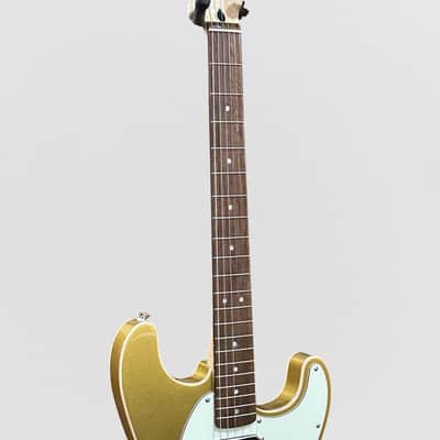 Fender Squier Paranormal Custom Nashville Stratocaster Electric Guitar - Aztec Gold image 5