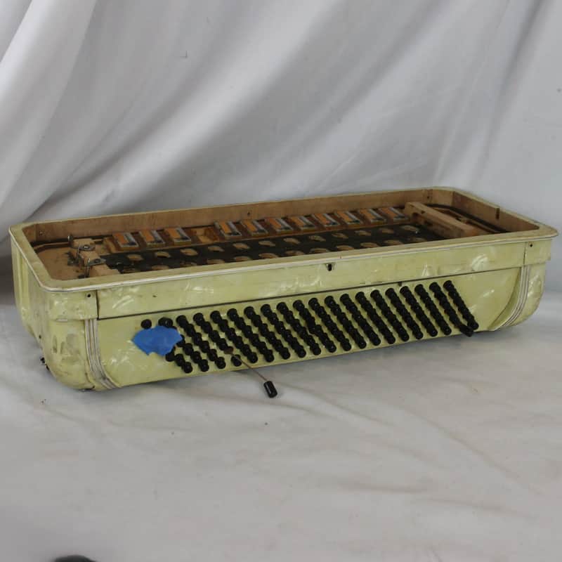 Accordion Part - Decorative Beige Pearl Italian Bass Section for Accordion (18" x 7.75" x 4") image 1