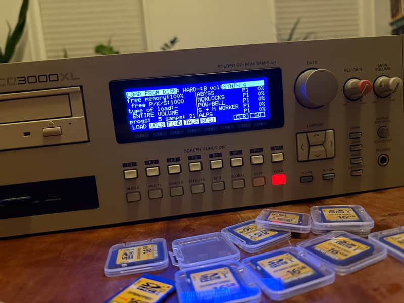 Akai CD3000XL MIDI Stereo Digital Sampler w 32MB RAM, ZuluSCSI
