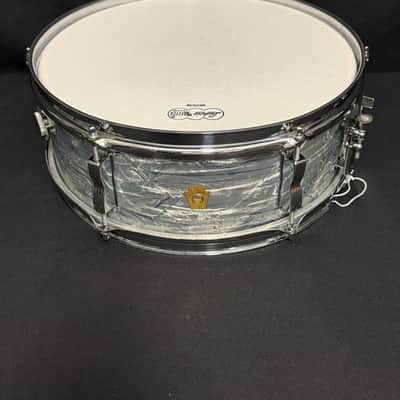 Ludwig Pioneer Snare Drum 14" x 5" 1968 - Sky Blue Pearl image 2