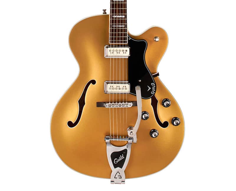 Guild X-175 Manhattan Special SC Hollowbody Guitar w/GVT - Gold Coast - B-Stock image 1
