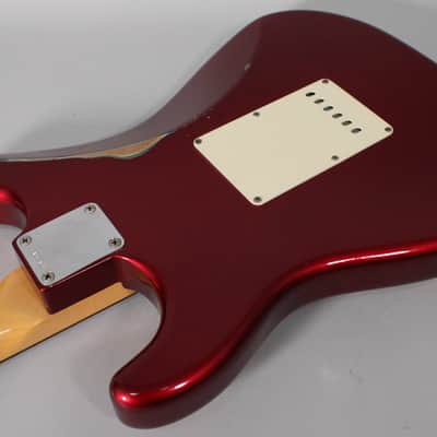 2002 Fender Custom Shop 1960 Stratocaster Candy Apple Red Relic w/OHSC image 14