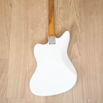 1963 Fender Jaguar Vintage Offset Electric Guitar Pre-CBS Olympic White w/hc image 3