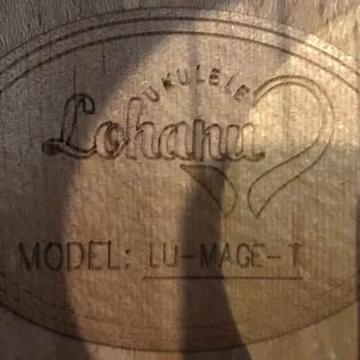 Lohanu LU-MAGE-T Natural Gloss Finish Acoustic-Electric Tenor Ukulele image 3
