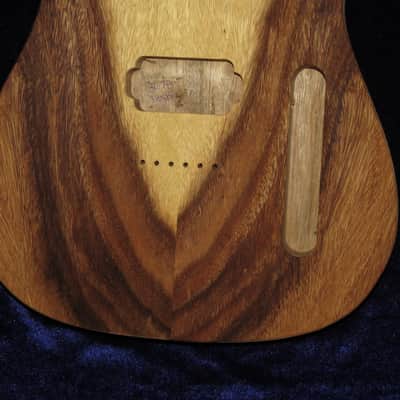 Acacia Koa Top \ Butternut Tele Style Body HH 3lbs 8oz #3678  USA - IMPORT CHARGES INCLUDED image 2