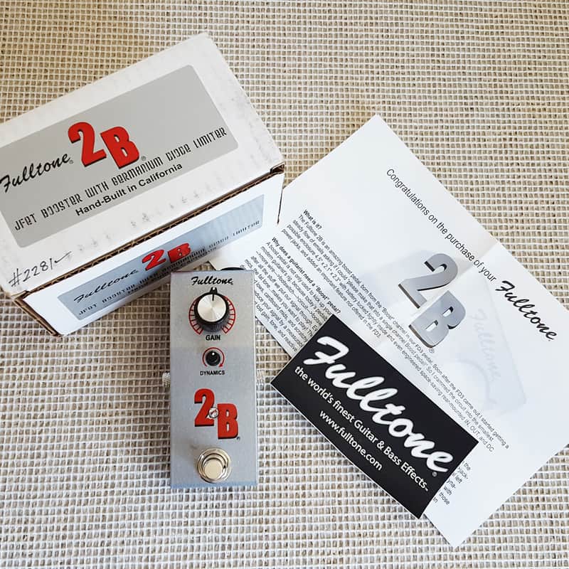 2015 Fulltone 2B Boost with Limiter Silver