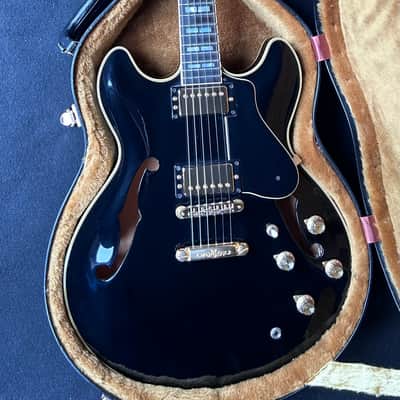 1983 Yamaha SA-2100 Semi-Hollow Electric Guitar – Black – Made in Japan – Original Hard Case image 19