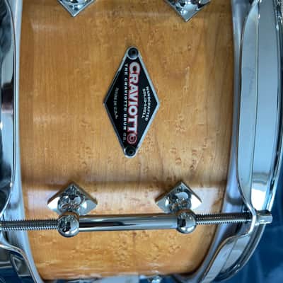 Craviotto 5 x 14 2014 - Birdseye Maple - signed by Johnny image 6