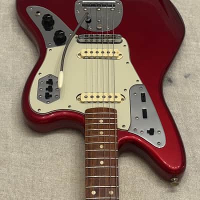 2017 Fender Classic Player Jaguar Special Candy Apple Red + Deluxe Gig Bag image 5