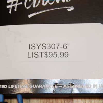 C.B.I. 1/4" Female to Dual Stereo Male 6' Cable ISYS307-6' image 3