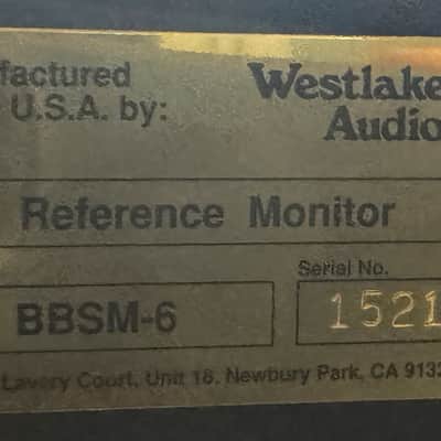 Westlake BBSM-6 Reference Monitors Bild 5