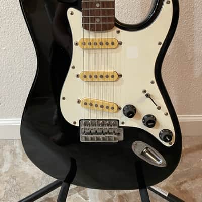 Fender Stratocaster Made in Korea 90s Black Squier Series | Reverb