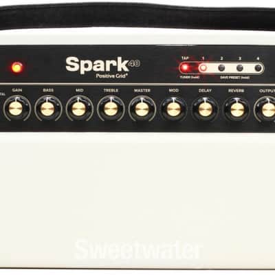 Positive Grid Spark 40-watt 2 x 4-inch Combo Amplifier - Pearl (PGSparkPrld1) image 6