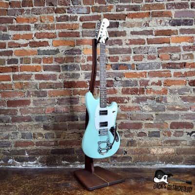 JAKE'd: Squier Mustang  w/ Bigz Style Tremolo, GFS 90-Buckers & More (Surf Green) image 7