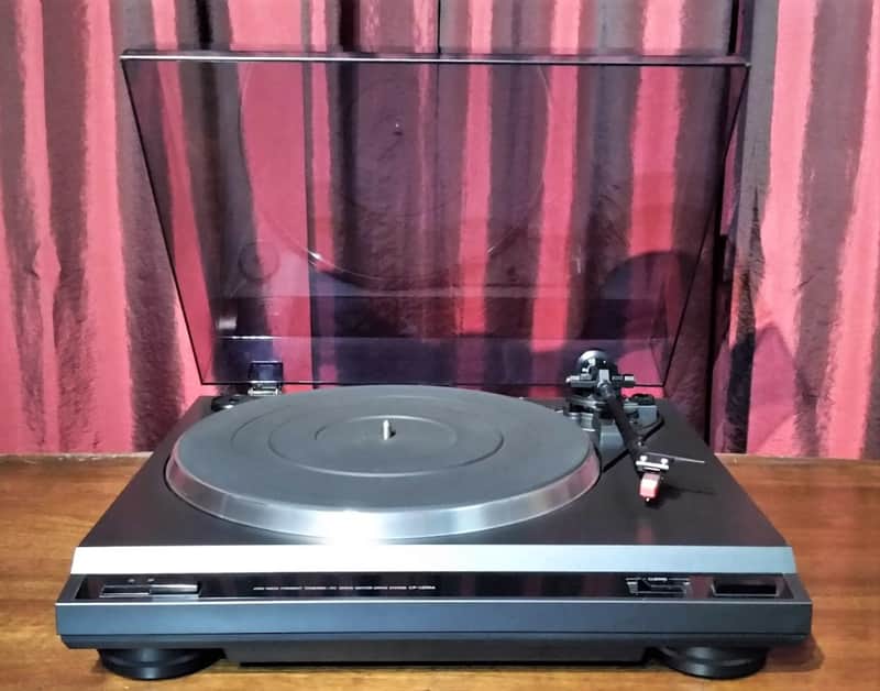 1989 Onkyo CP-1200A 2-Speed Automatic Turntable Black | Reverb