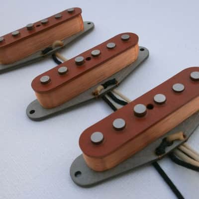 Stratocaster A3/4 Custom Strat Guitar Pickups SET HOT Vintage Hand Wound by Q pickups Fits Fender image 2